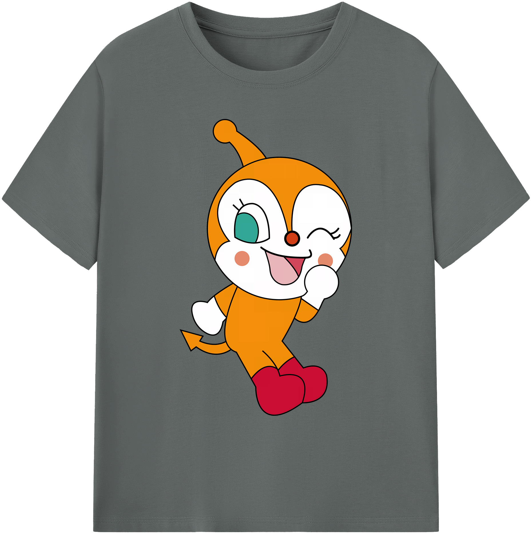 （画像用） アンパンマン Anpanman 綿100％ メンズ半袖Tシャツ｜肌触りやわらか＆通気性
